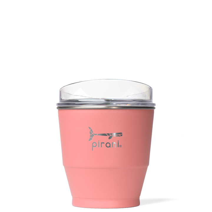 10oz Insulated Stackable Wine and Whiskey Sip and Stacker - Coral#color_coral